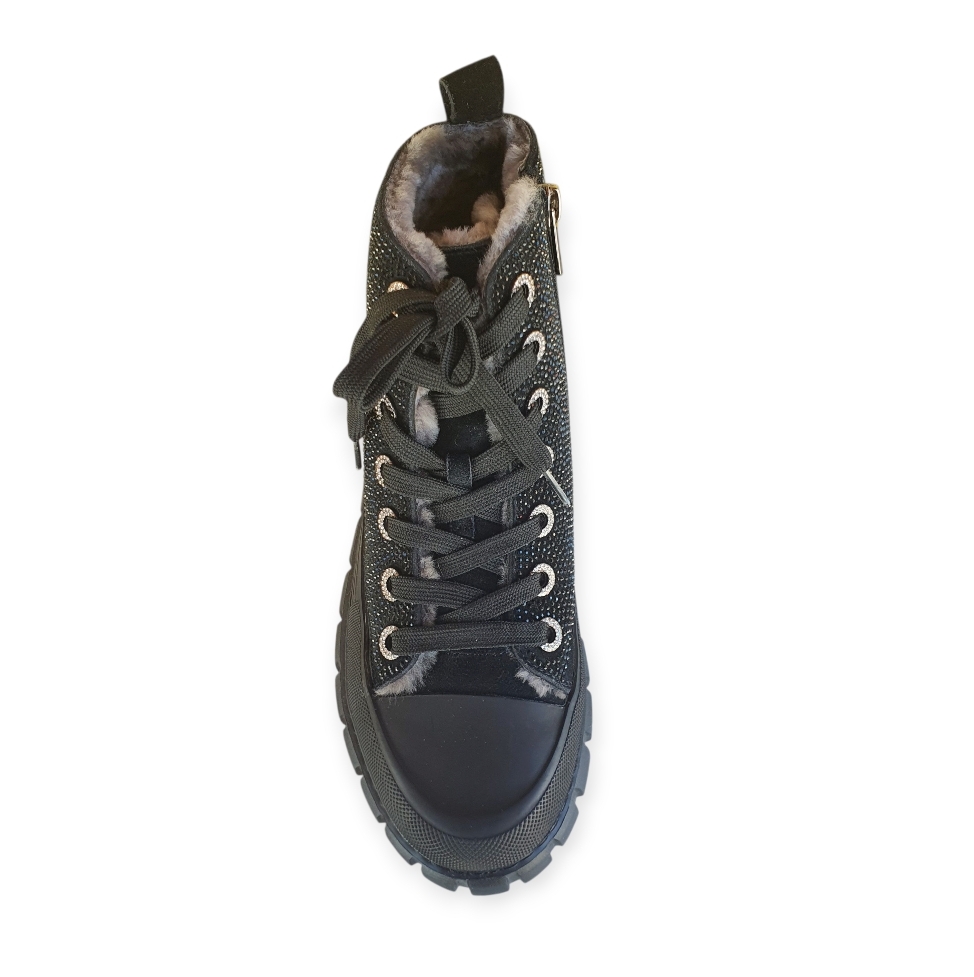 602 Cam. nero strass nero